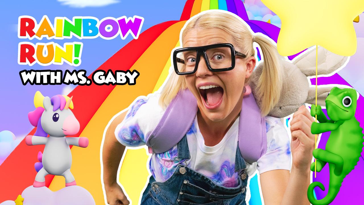 Kidoodle.TV - Rainbow Run with Ms Gaby